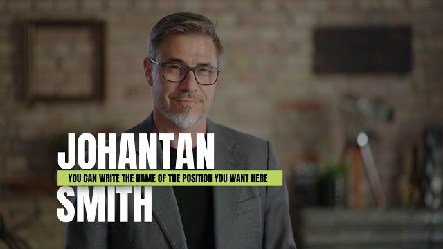 Big Name Lower Thirds featuring a Lime Position Strip Premiere Pro MOGRT
