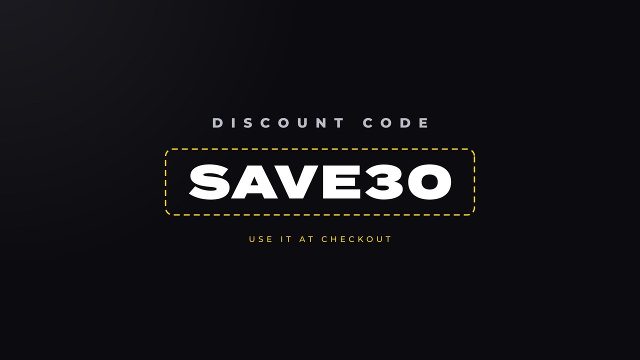 Discount Code Box Title for Black Friday Checkout in After Effects
