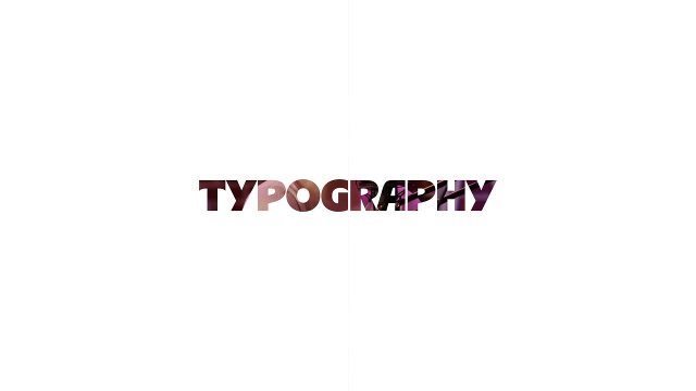 Picture Textured Word Animation Premiere Pro Motion Graphics Template