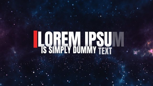 Digital Red Bar Accent Headline Text Animation for YouTube Vlogs After Effects Templates