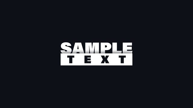 Bold Word Animated Title featuring Block Cursor and Tracked Plate After Effects Template