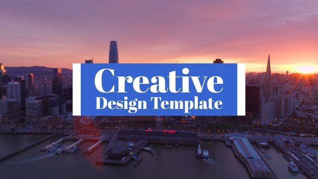 Creative Animated Text Effects Free Template for Branding Projects