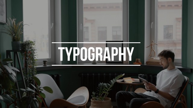 Pure Minimal Typography Free After Effects Text Animation Template