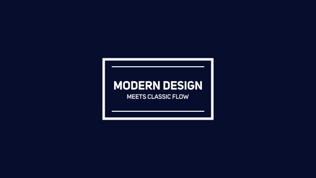Minimal Inner Rule Frame Text Animation for Startup Pitches – Free After Effects