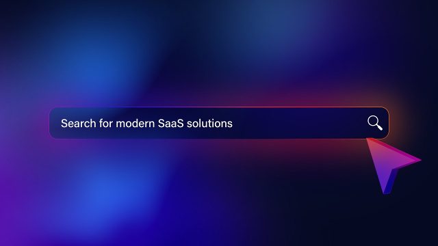 Modern Software Search Query Logo Card After Effects Template