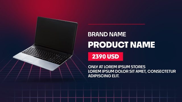 Black Friday Product Promo Presentation with Sale Price Premiere Pro MOGRT