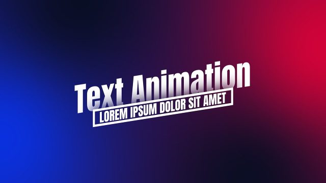 Corporate Event Text Effects