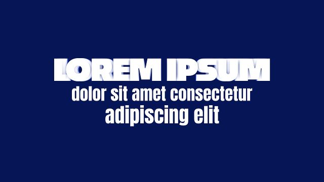 Stylish and Smooth Text Effects