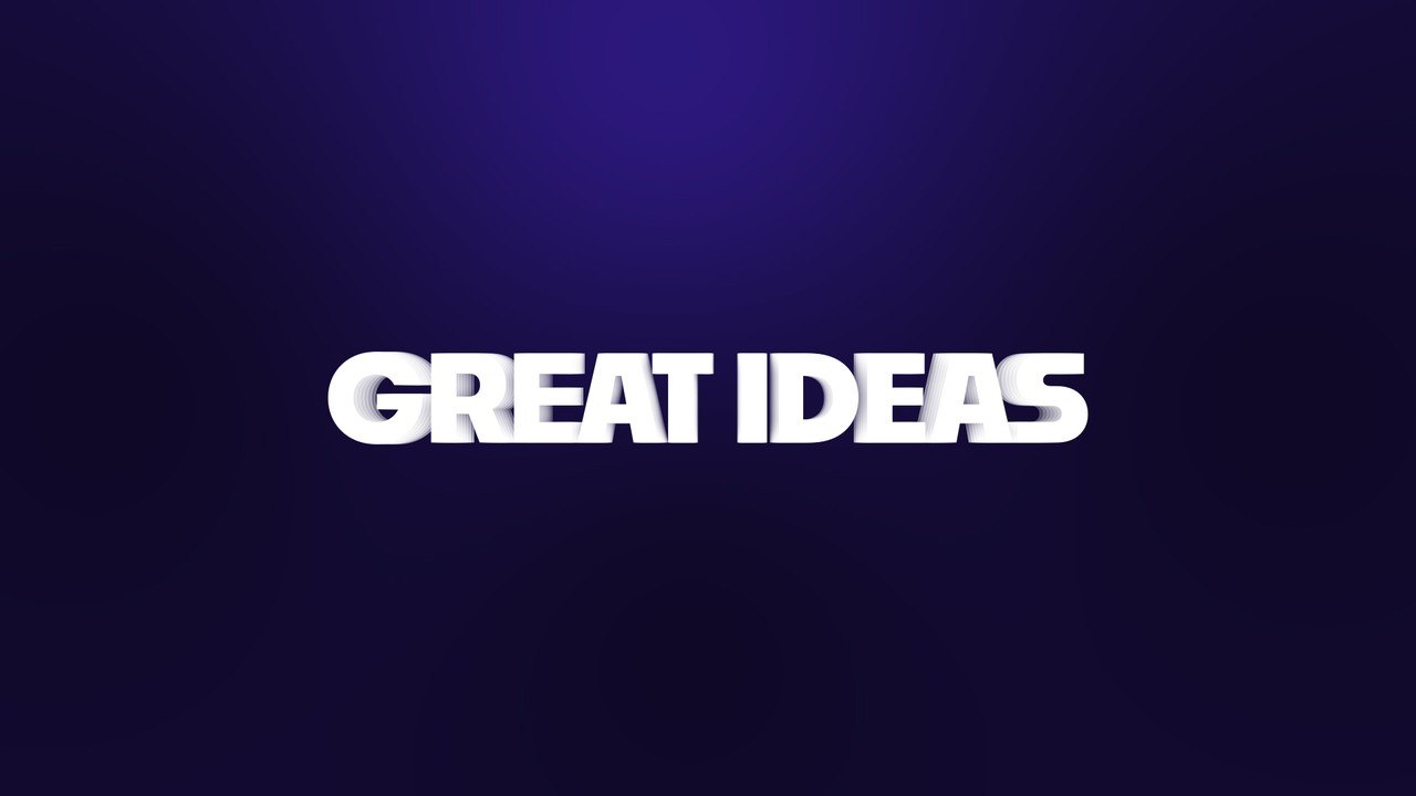 Kinetic Typography with Heavy Italic Stretch Phrase After Effects Template