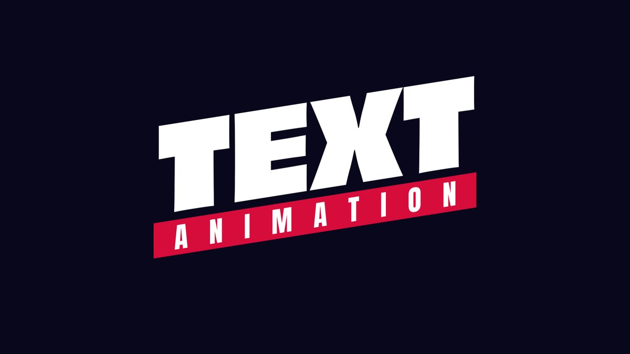 Clean Heavy Corporate Text Animation with Red Spaced Strip Premiere Pro MOGRT