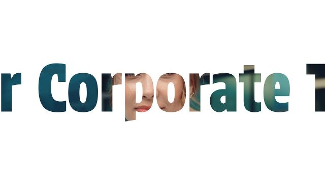 Corporate Headline Transitions with Video Masked Stretch Premiere Pro MOGRT