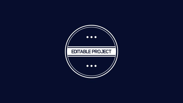 Company Band Circle Badge Typography – Free After Effects Template