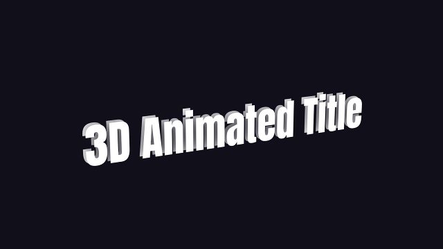 Dynamic Title Presets with Smooth Typography Pack Premiere Pro Template