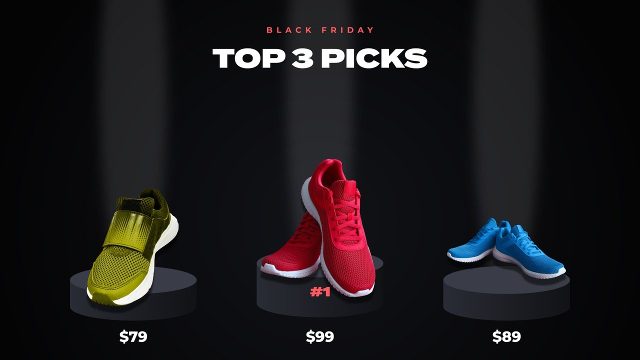 Three Podiums Shop Promotion with Special Offer After Effects Template