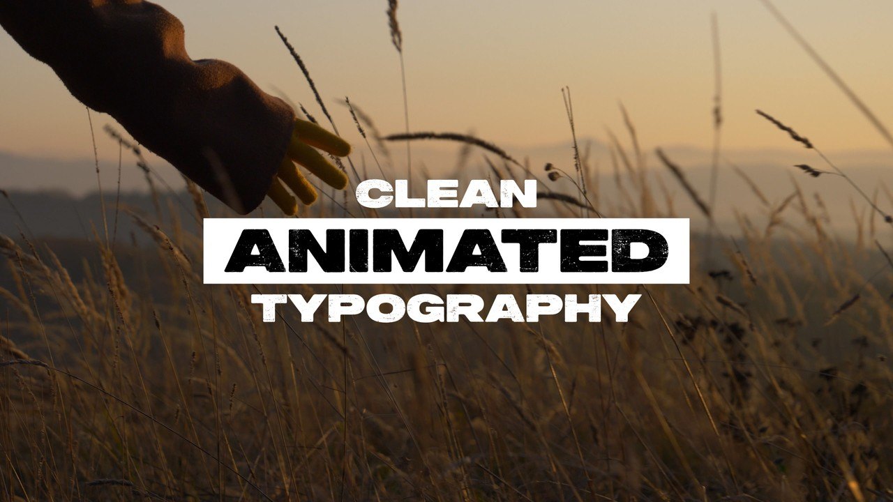Inverted Caps Plate Animated Titles with Thin Lines Premiere Pro MOGRT