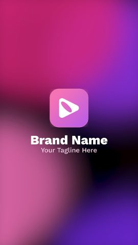 Vertical SaaS Logo Reveal After Effects Template