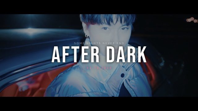 Night City Thriller Title Animation with Red Date MOGRT for Premiere Pro