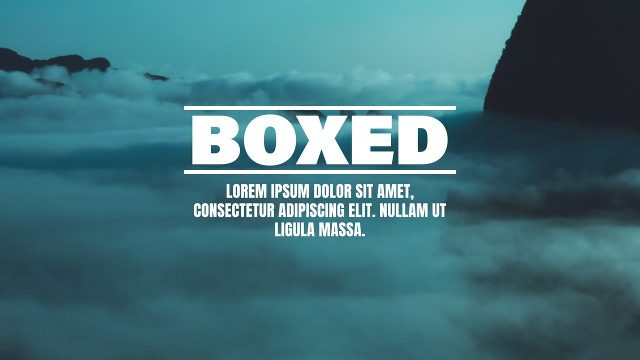 Ruled Heavy Word Animated Title featuring Paragraph and Signature After Effects Template