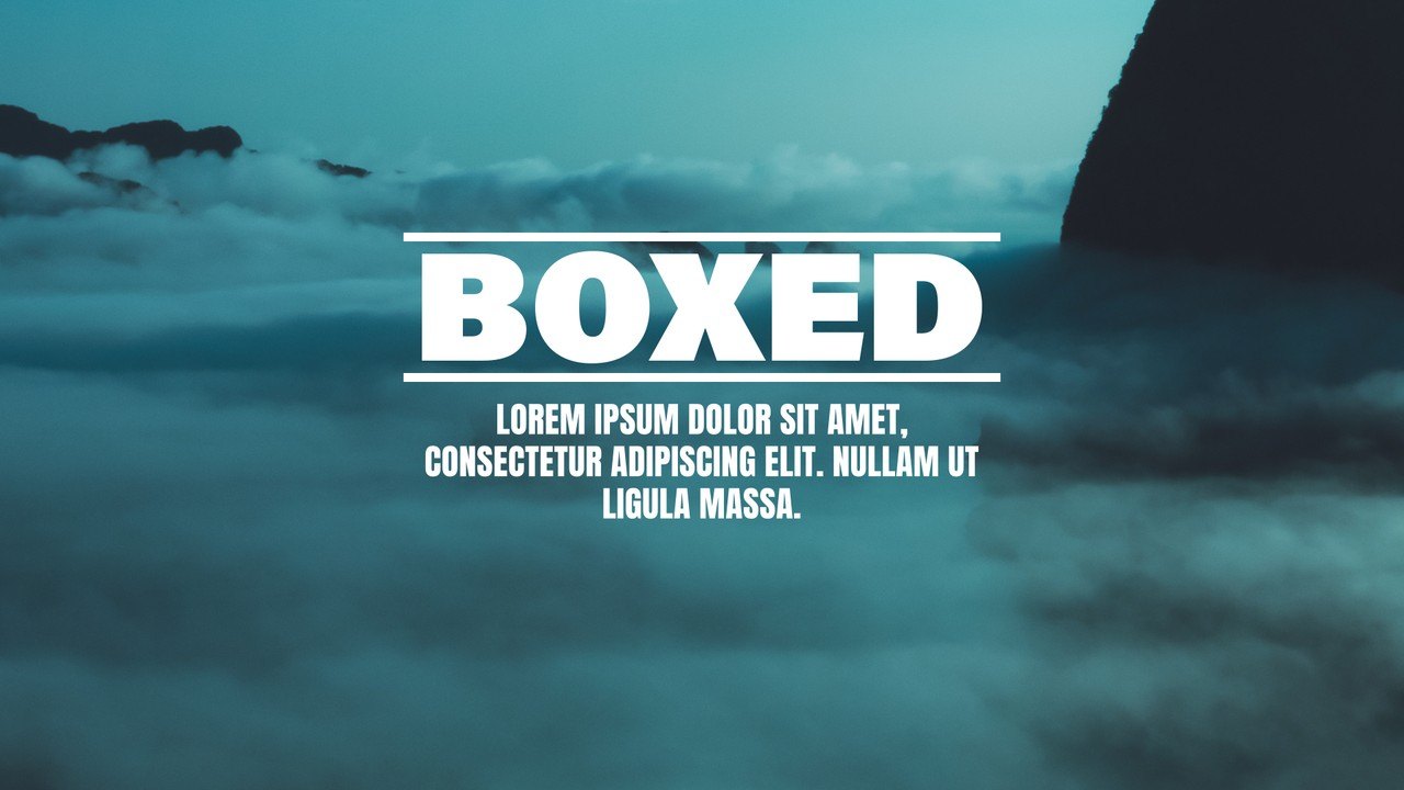 Ruled Heavy Word Animated Title featuring Paragraph and Signature After Effects Template