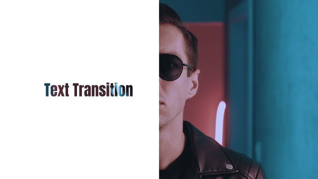 Premiere Pro Footage Letter Cut-Outs Transitions with Clean Title MOGRT