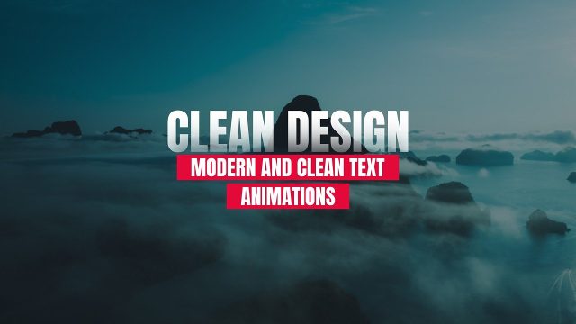 Condensed Heading Animations featuring Stacked Red Tags After Effects Template