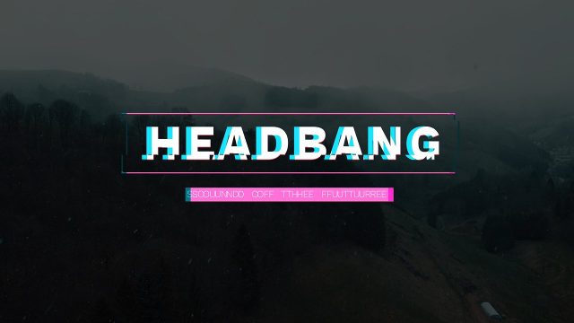 4K UHD Stylized Glitch Titles and Dynamic Text for Advertising