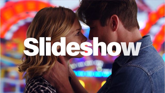 Creative Neon Line Split Screen Slideshow Intro After Effects Template