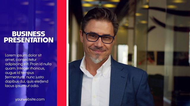 Animated Business Presentation Slideshow Openers MOGRT Template