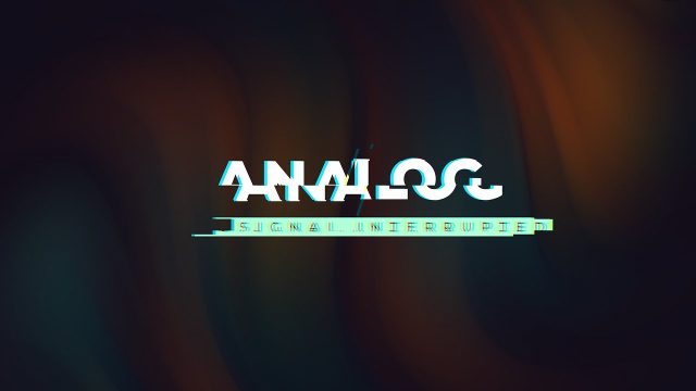 4K UHD Textured Glitch Text and Minimal Typography for Podcasts