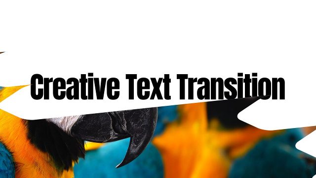 Torn Brush Panel Cutouts Text Transition for Creative Titles After Effects Template Pack