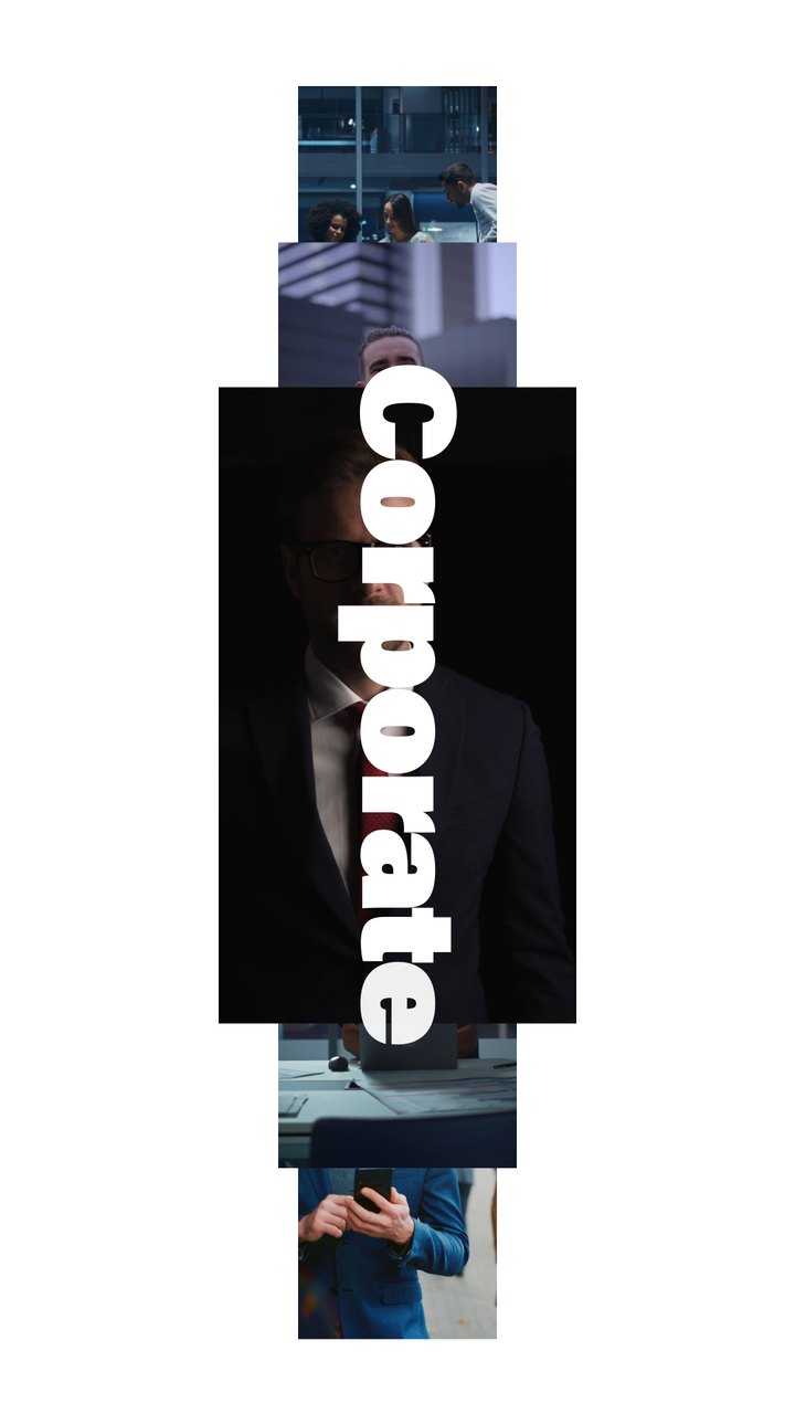 Vertical Corporate Team Story Slideshow Premiere Pro MOGRT for LinkedIn and Reels
