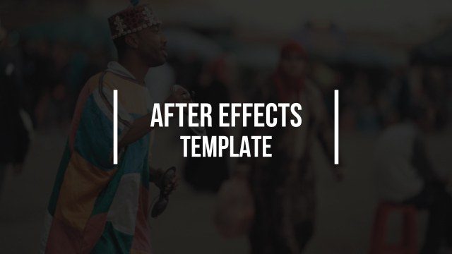 Tall Side Bar Title for Annual Reports in After Effects – Free Download