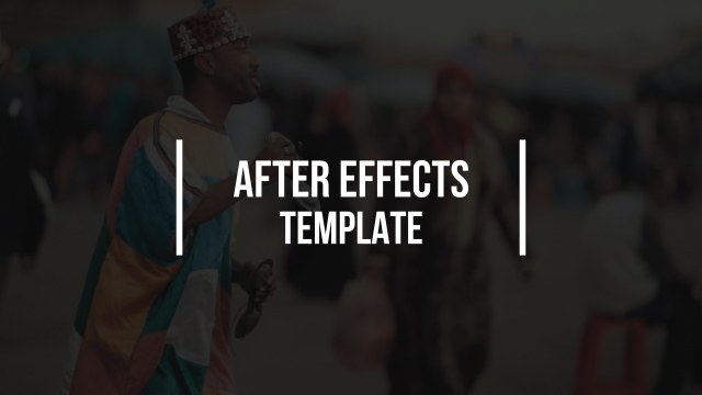 Tall Side Bar Title for Annual Reports in After Effects – Free Download