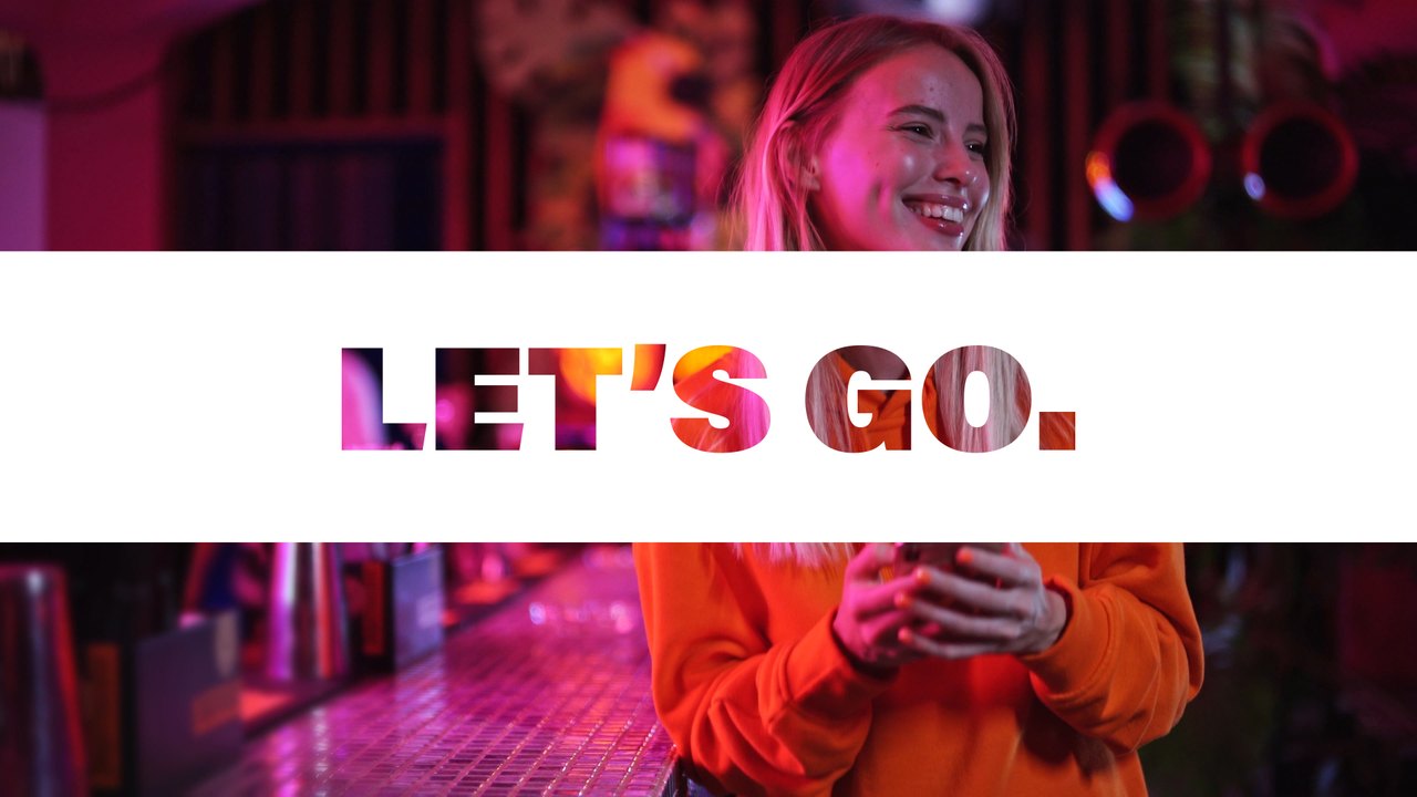 Two-Phrase Hype Gradient Text Transition After Effects Template