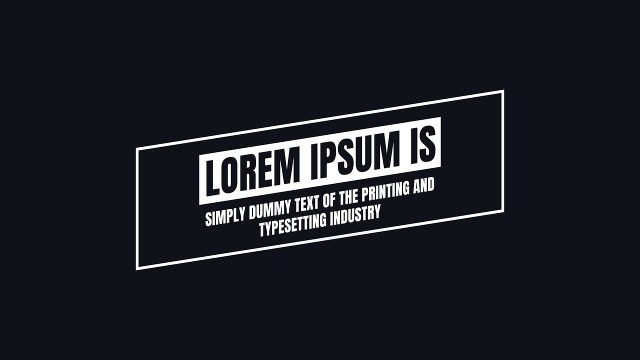 Tilted Outline Card Text Animations featuring White Box Headline for Promo Videos Premiere Pro Template