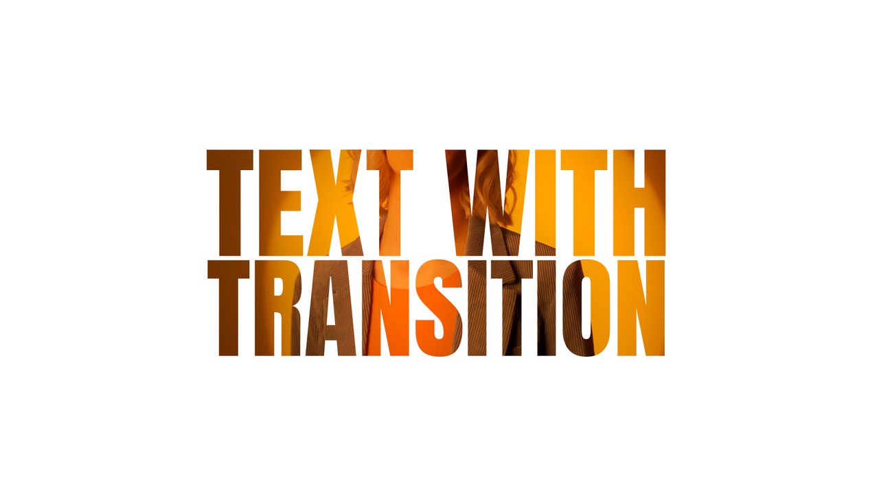 Warm Tone Condensed Title Line Slash Transition After Effects Template