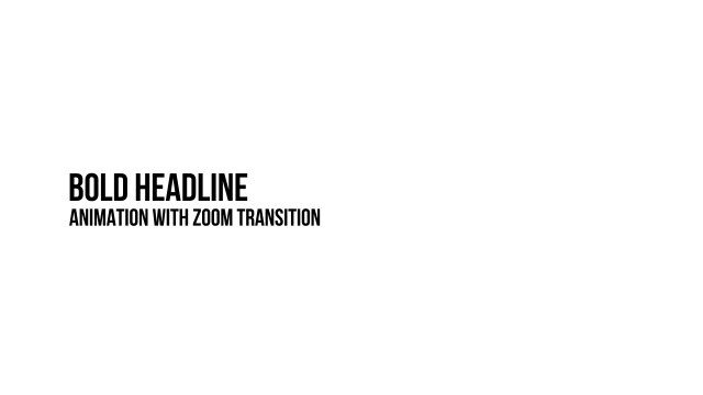 Documentary Left Bold Headline Typography – Free After Effects Template