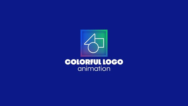 Multicolor Edge Logo Animation After Effects Template Pack