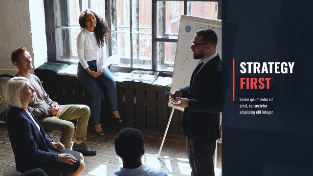 Side Panel Corporate Promo Slideshow After Effects Project