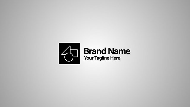Black Tile Emblem Long Intro Premiere Pro MOGRT