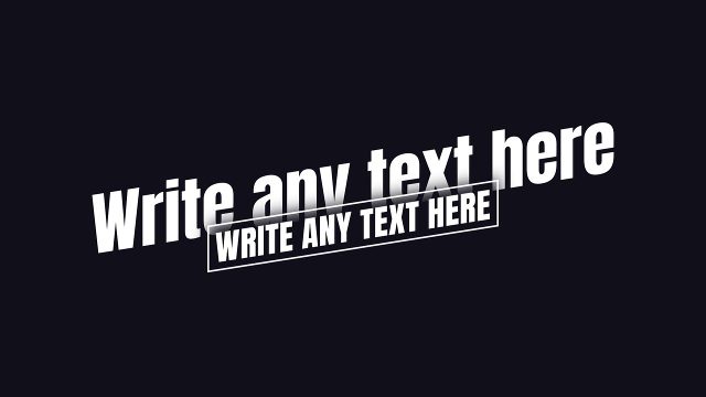 Corporate Editorial Modern Titles and Motion Typography After Effects Template