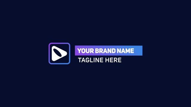 Company Gradient Square Logo Animation – Free After Effects Template