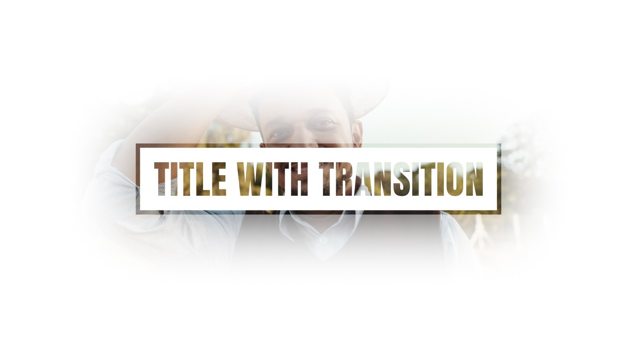 Haze Framed Card Heading Transition Premiere Pro MOGRT