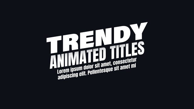 Fast Headlines MOGRT Template