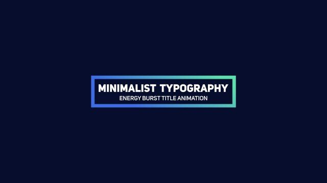 Gradient Outline Typography for YouTube Intros in After Effects – Free Download