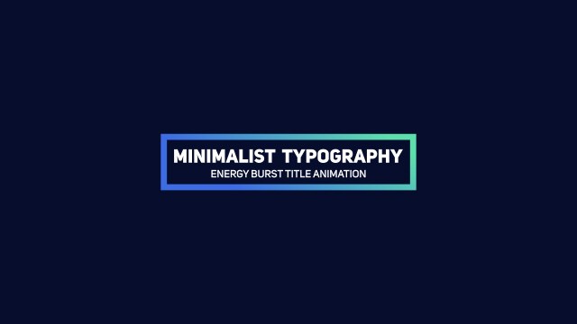 Gradient Outline Typography for YouTube Intros in After Effects – Free Download