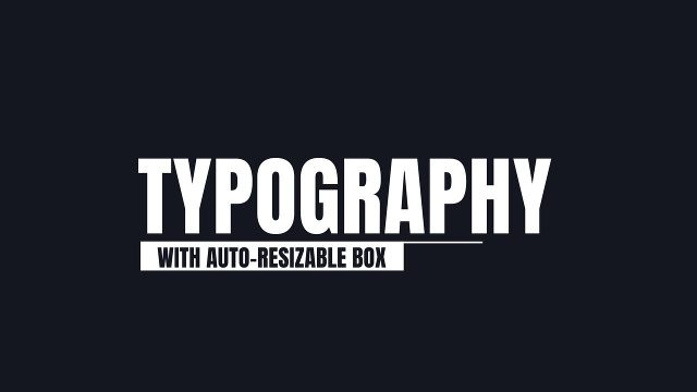 Strip Underline Typography Corporate Titles Project for After Effects