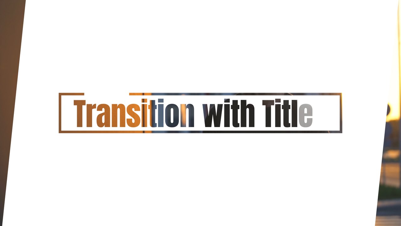 Framed Condensed Title Slash Transition Premiere Pro MOGRT
