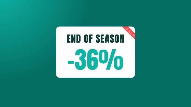 White Card Black Friday Discount Titles featuring Counting Percent Premiere Pro MOGRT