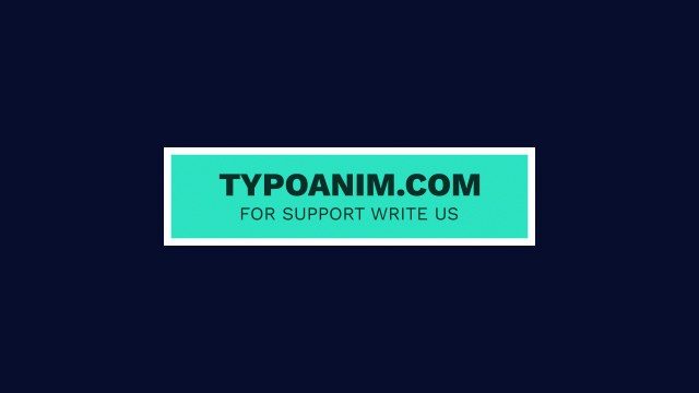 Event Teal Website Box Title – Free After Effects Template
